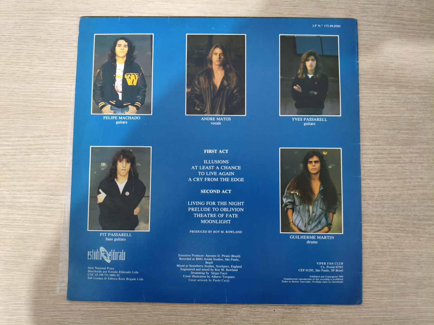 Lp Vinil Viper Theatre Of Fate