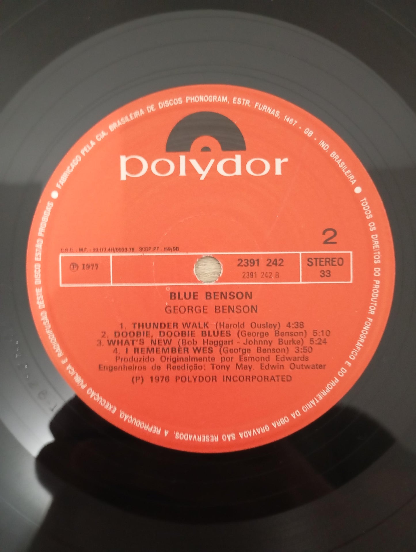 Lp Vinil George Benson Blue Benson