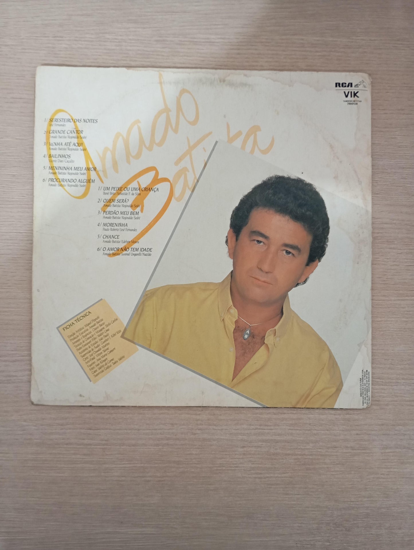 Lp Vinil Amado Batista 85