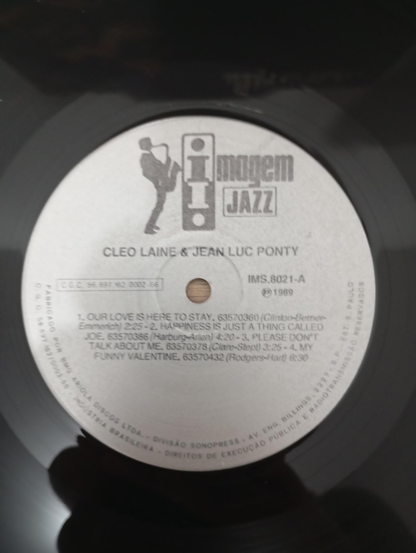 Lp Vinil Cleo Laine & Jean-Luc Ponty