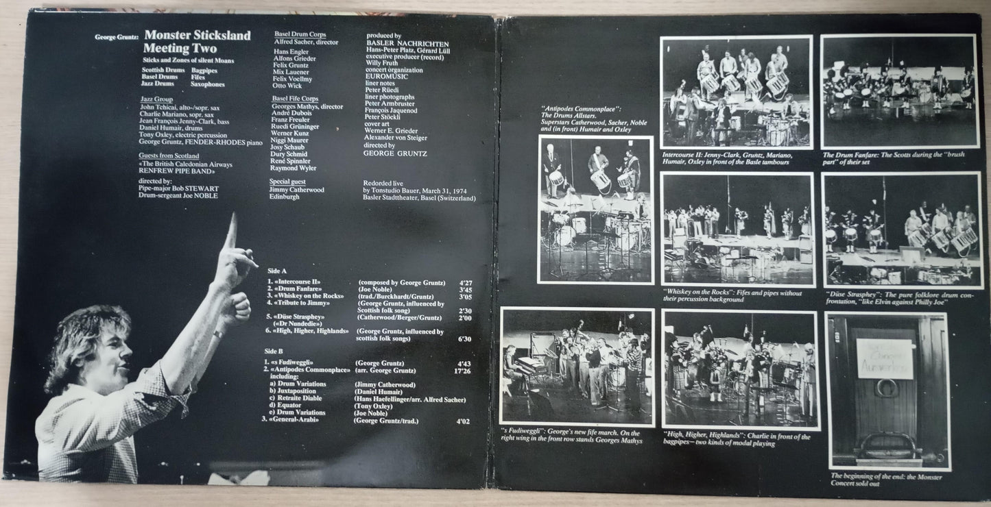 Lp Vinil George Gruntz Sticksland Monster Jazz Capa Dupla