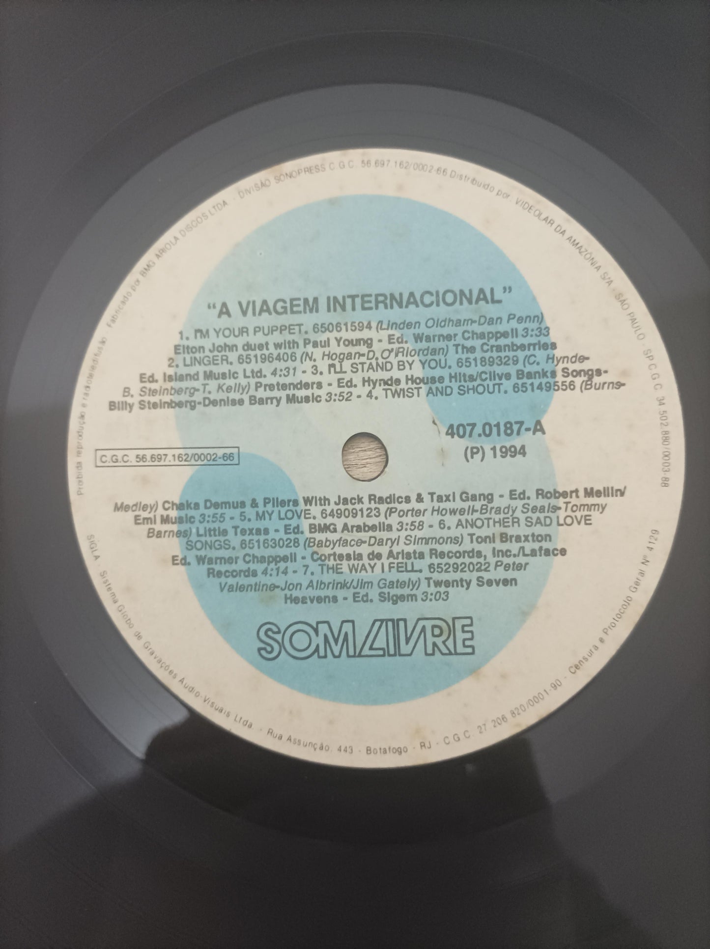 Lp Vinil A Viagem Internacional