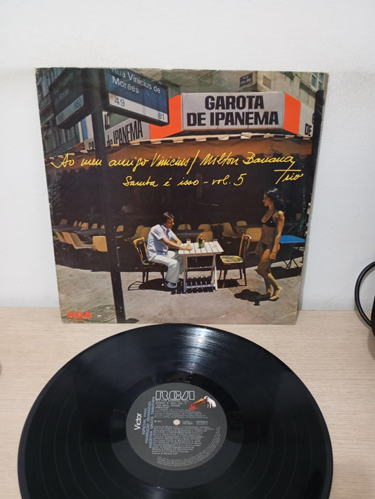 Lp Vinil Milton Banana Ao Meu Amigo Vinicius Samba É Vol 5