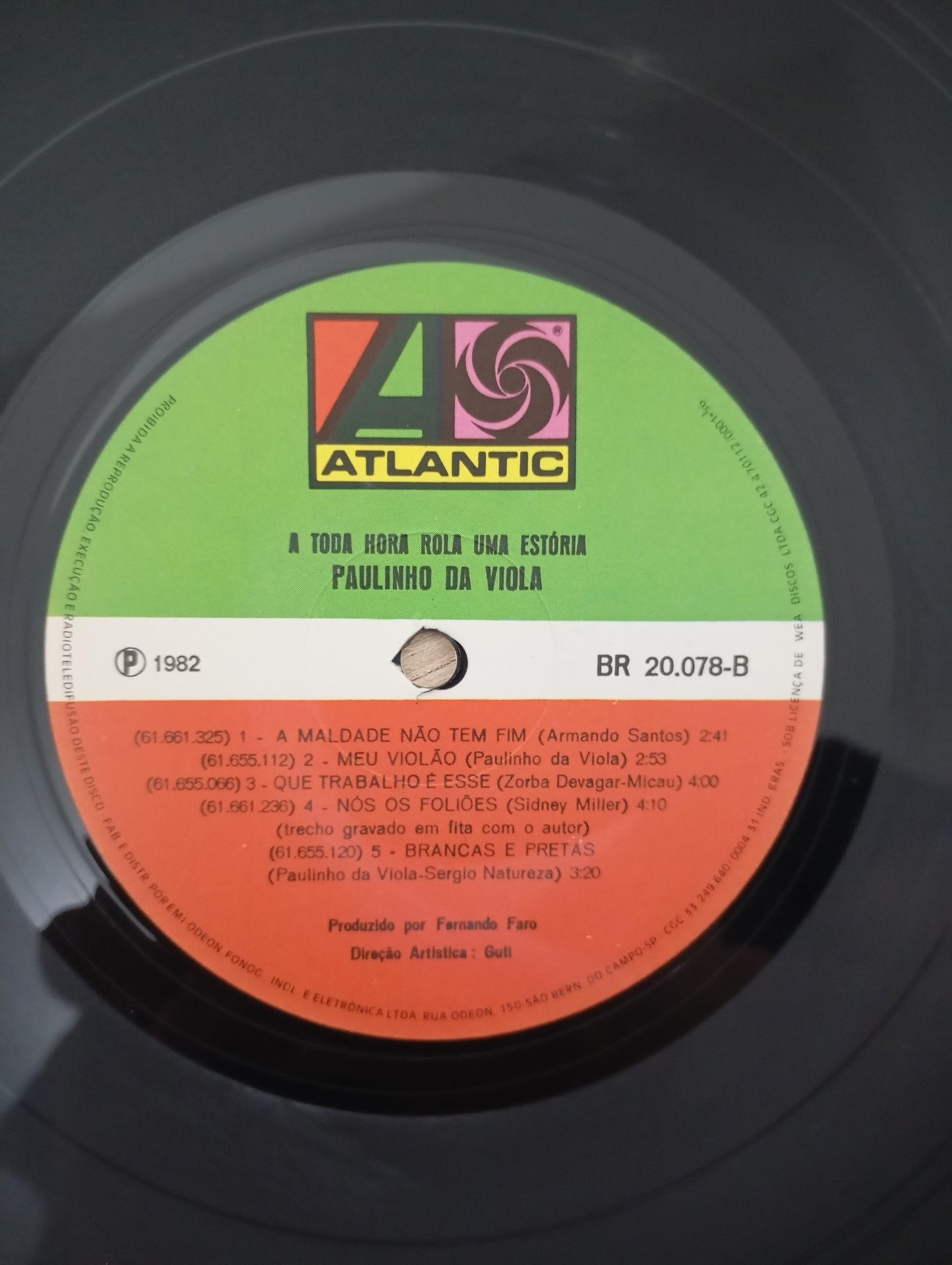 Lp Vinil Paulinho Da Viola A Toda Hora Rola Uma Estoria