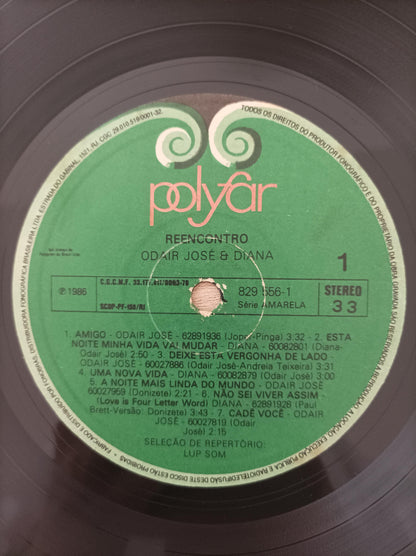 Lp Vinil Diana & Odair Reencontro