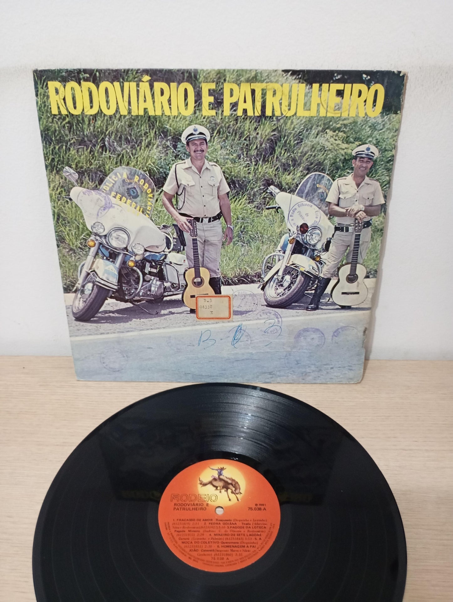 Lp Vinil Rodoviário e Patrulheiro 1981