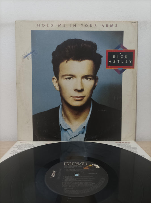 Lp Vinil Rick Astley Hold Me In Your Arms Com Encarte