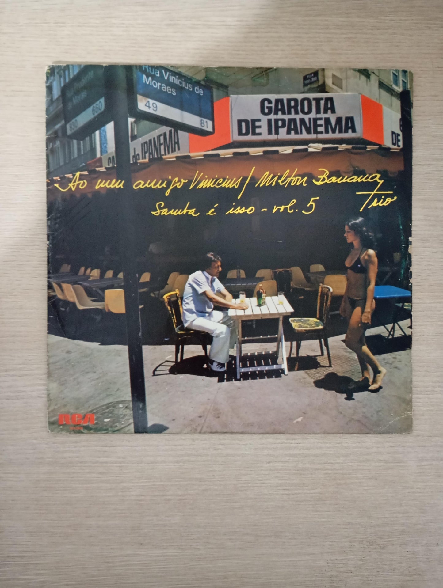 Lp Vinil Milton Banana Ao Meu Amigo Vinicius Samba É Vol 5