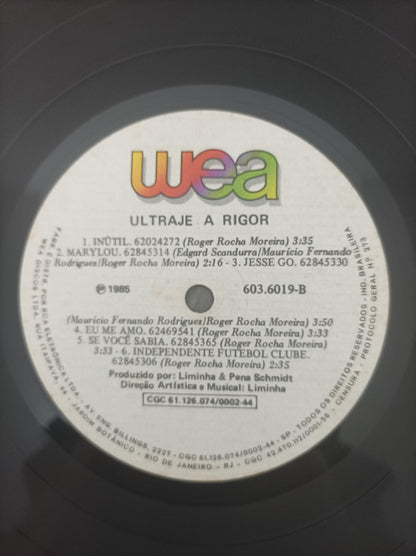 Disco Vinil Vamos Invadir Praia Ultraje A Rigor Com Encarte