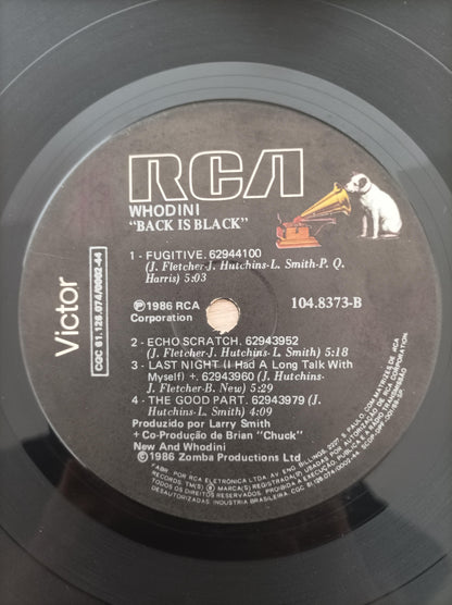 Lp Vinil Whodini Back In Black