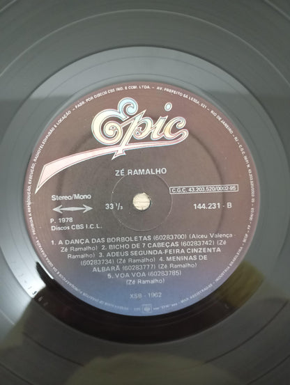 Lp Vinil Zé Ramalho 1978