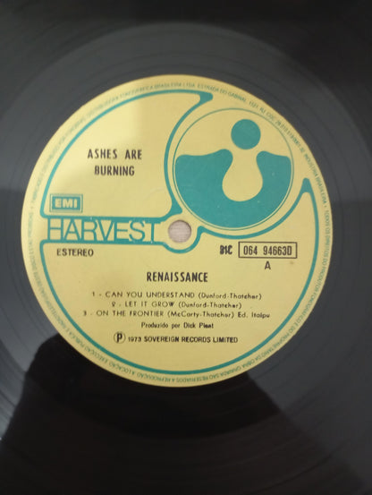 Lp Vinil Renaissance Ashes Are Burning Capa Dupla