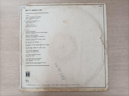 Lp Vinil Betty Wright Live