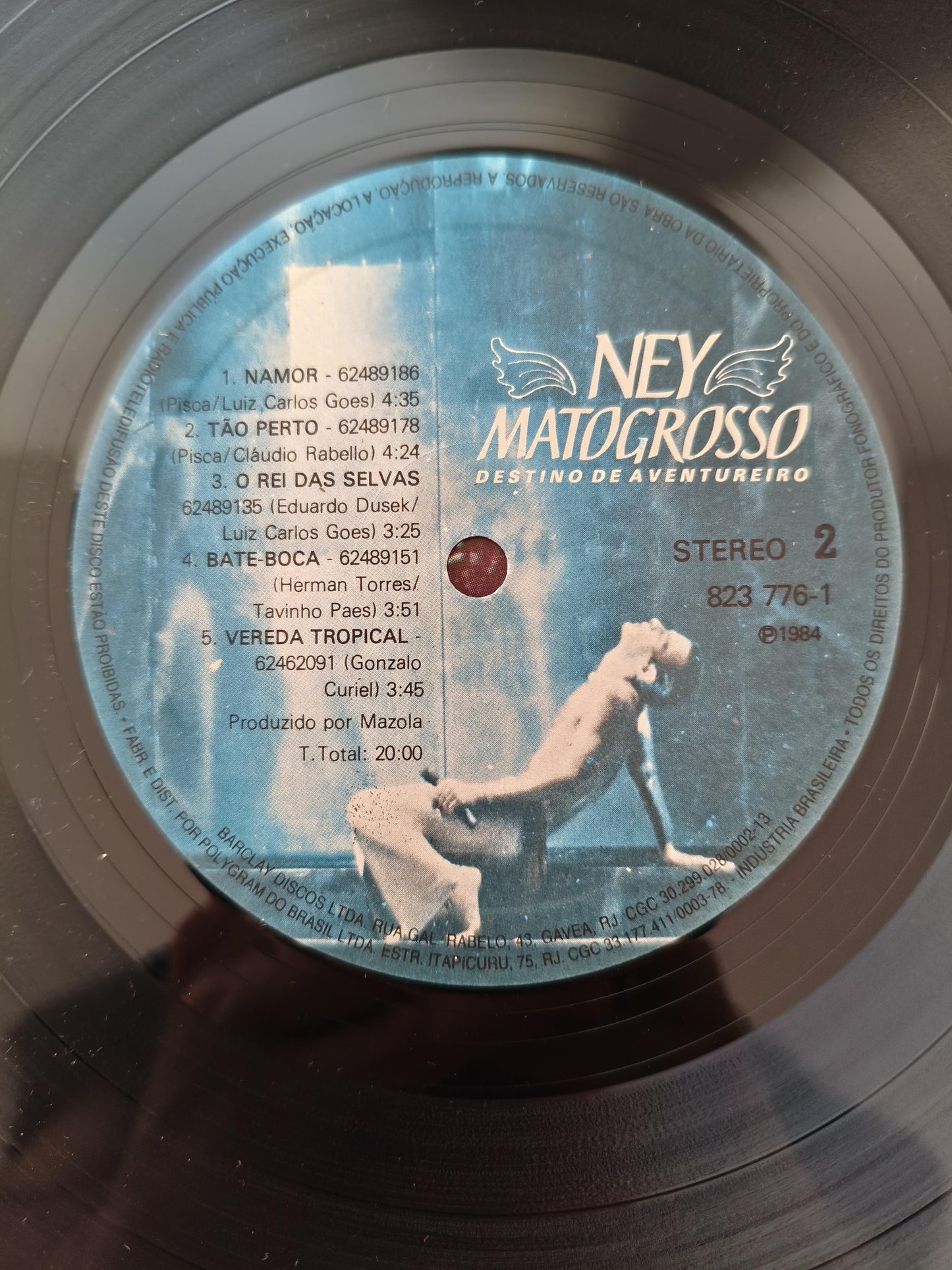 Lp Vinil Ney Matogrosso Destino De Aventureiro Com Encarte