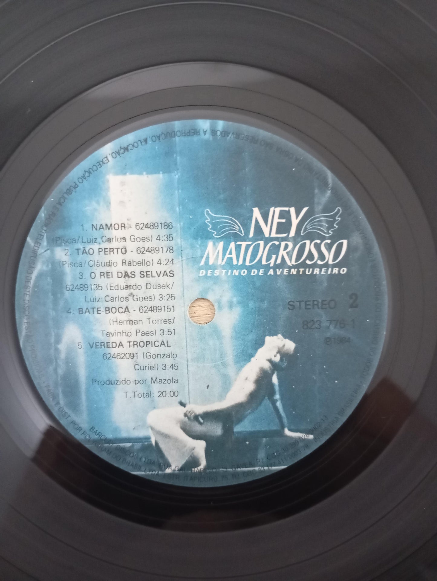 Lp Vinil Ney Matogrosso Destino De Aventureiro Com Encarte