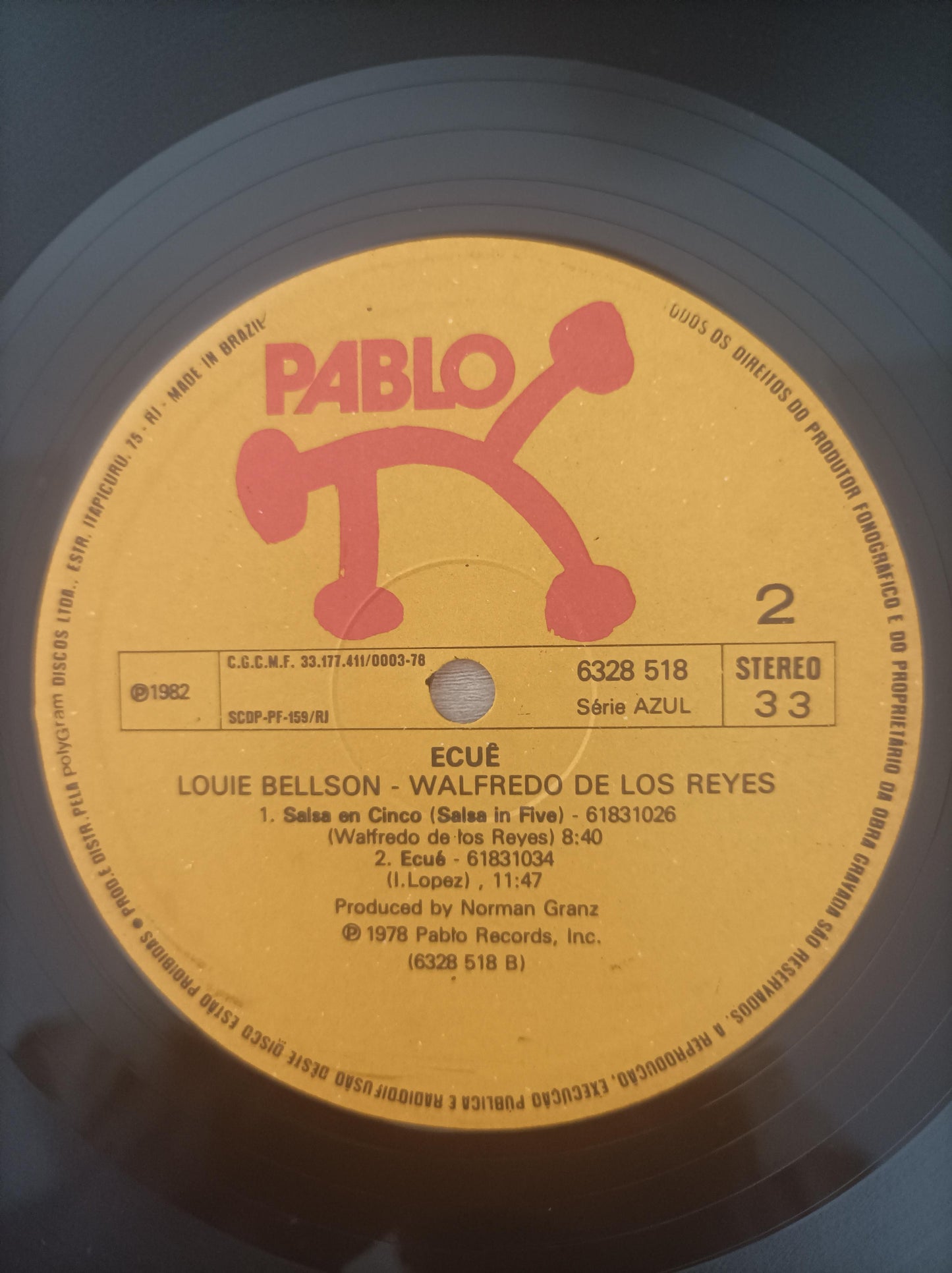Lp Vinil Louis Bellson Ecué Ritmos Cubanos