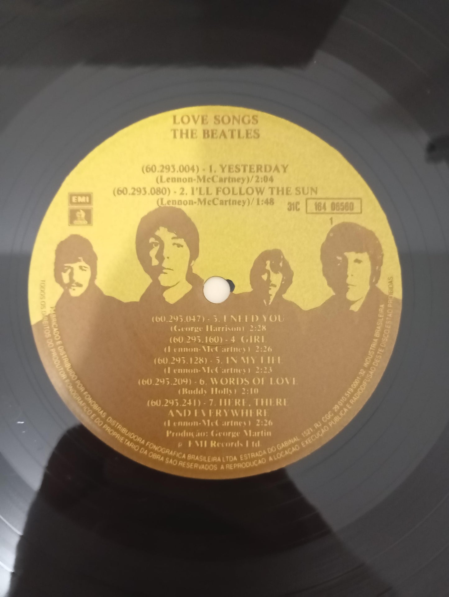 Lp Vinil The Beatles Love Songs Duplo Com Encartes