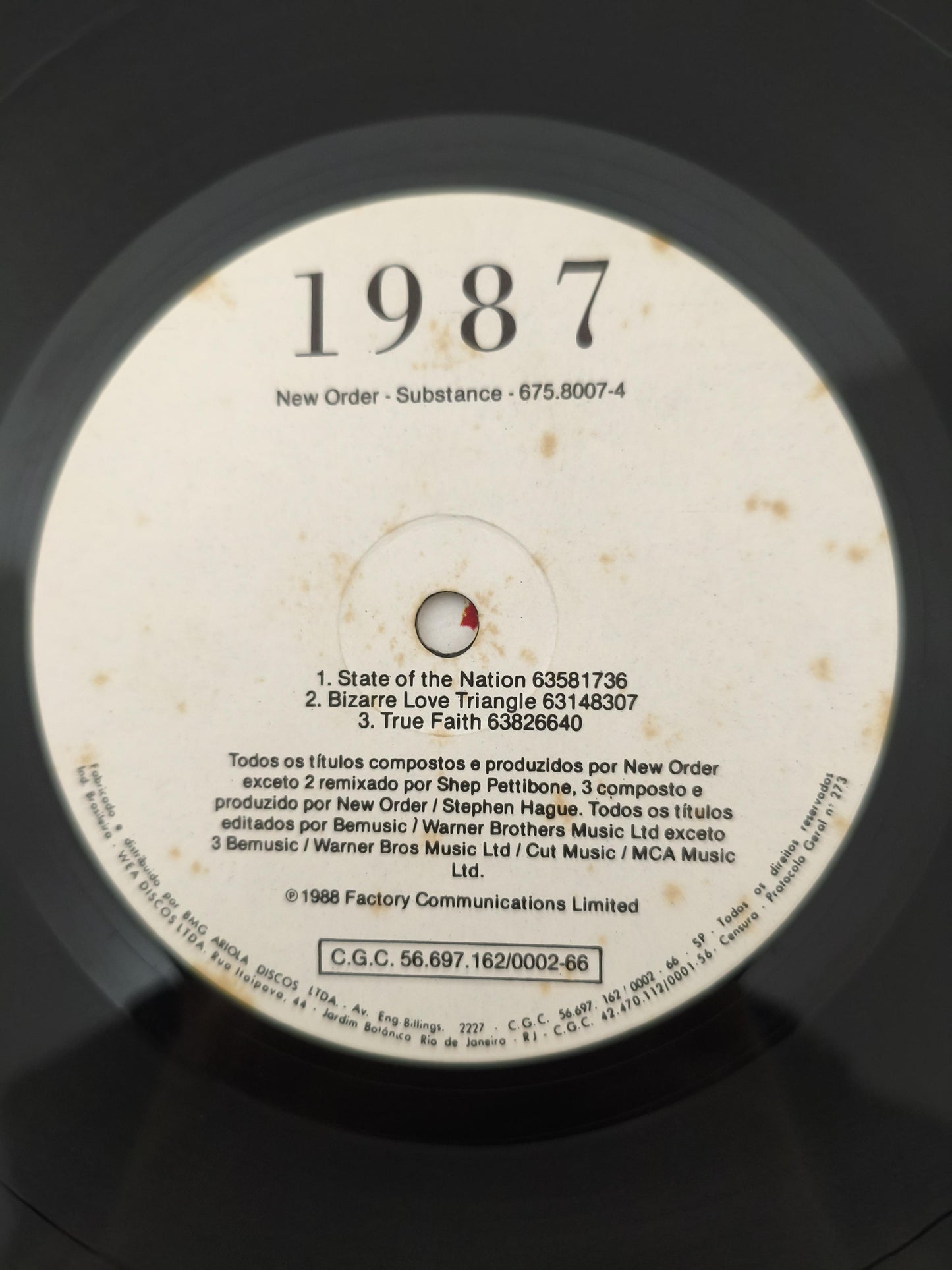 Lp Vinil New Order Substance Duplo Com Encartes