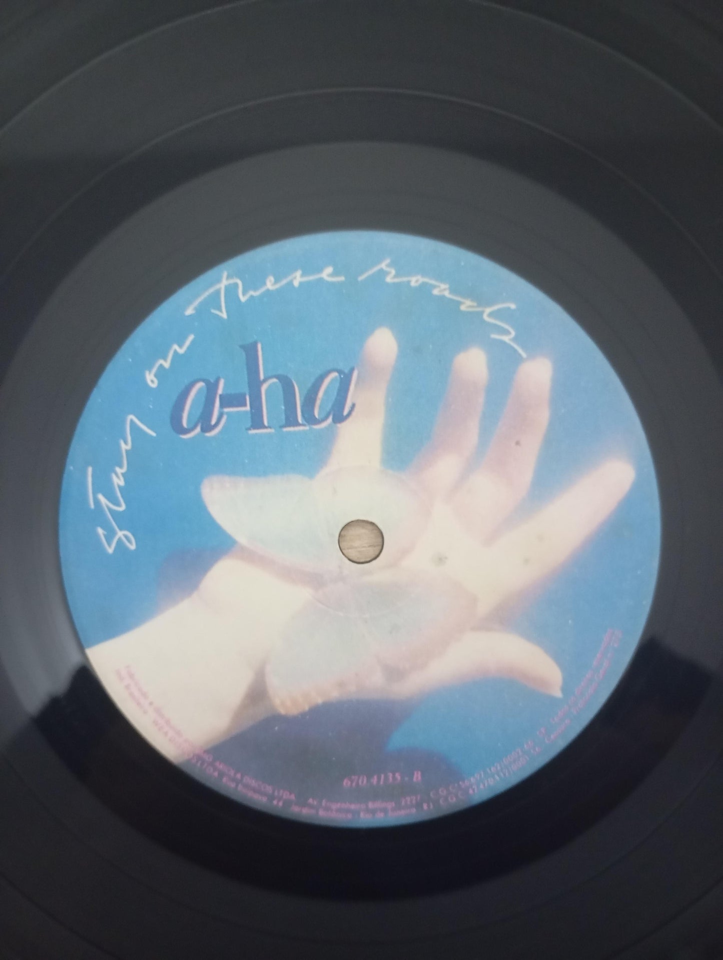 Lp Vinil A-ha Stay On These Roads Com Encarte