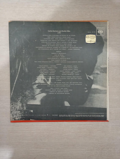 Lp Vinil Carlos Santana and Buddy Miles Live!