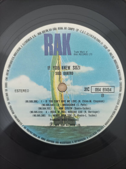 Lp Vinil Suzi Quatro If You Knew Suzi...,
