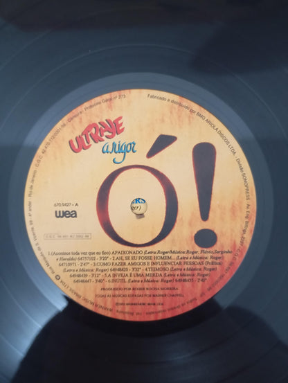Lp Vinil Ultraje A Rigor Ó! Com Encarte