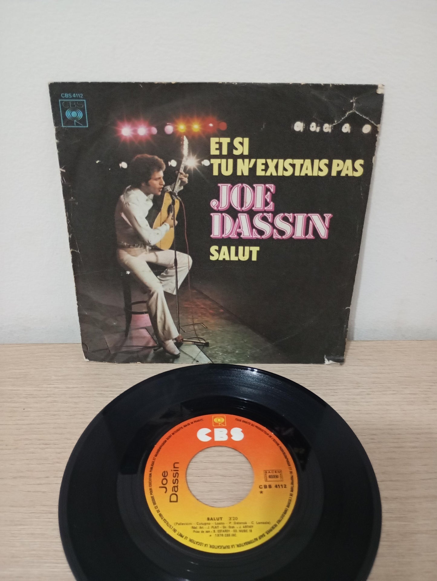 Compacto Vinil Joe Dassin Salut Et Si Tu N'Existais Pas Imp