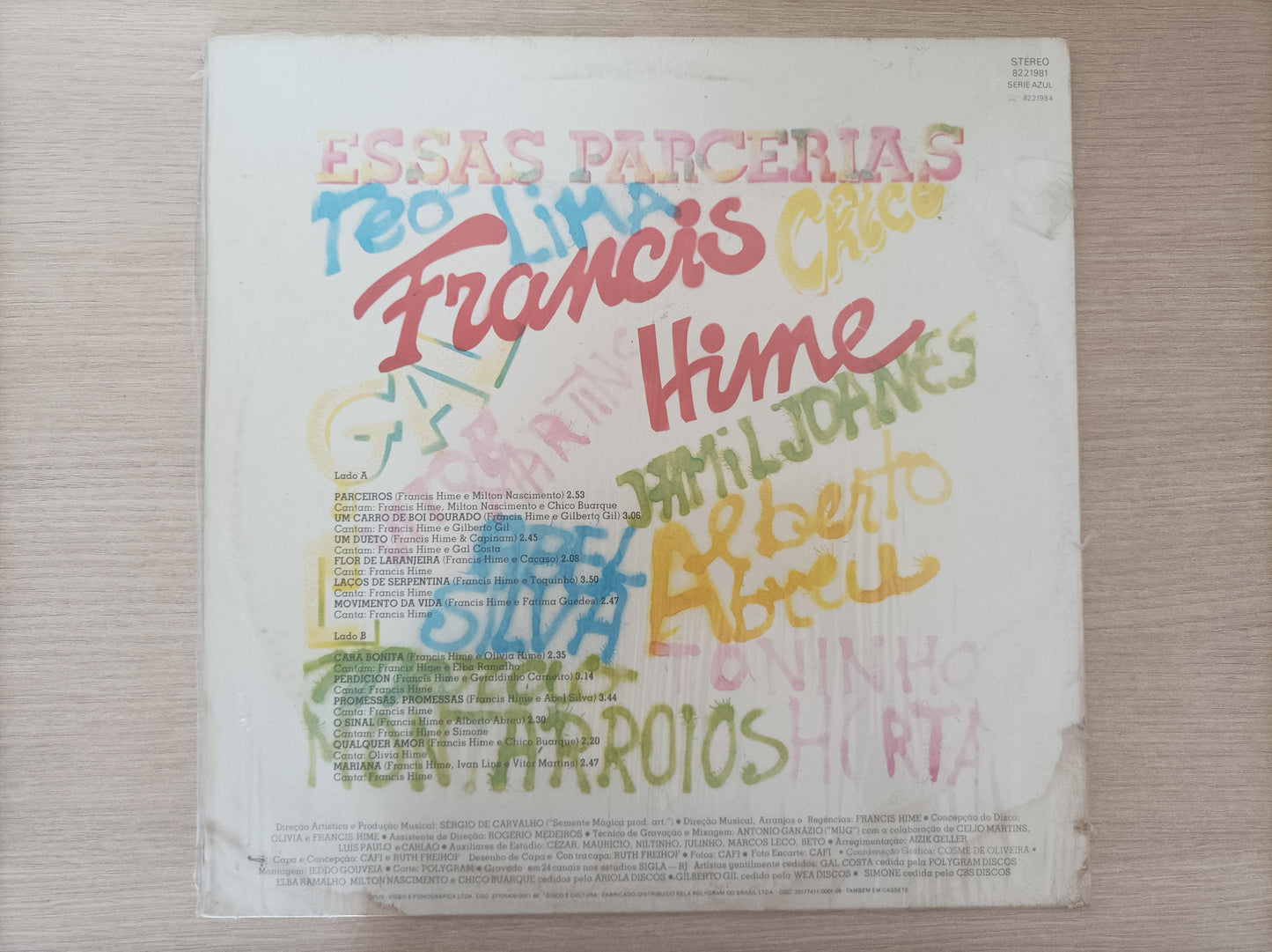 Lp Vinil Francis Hime Essas Parcerias