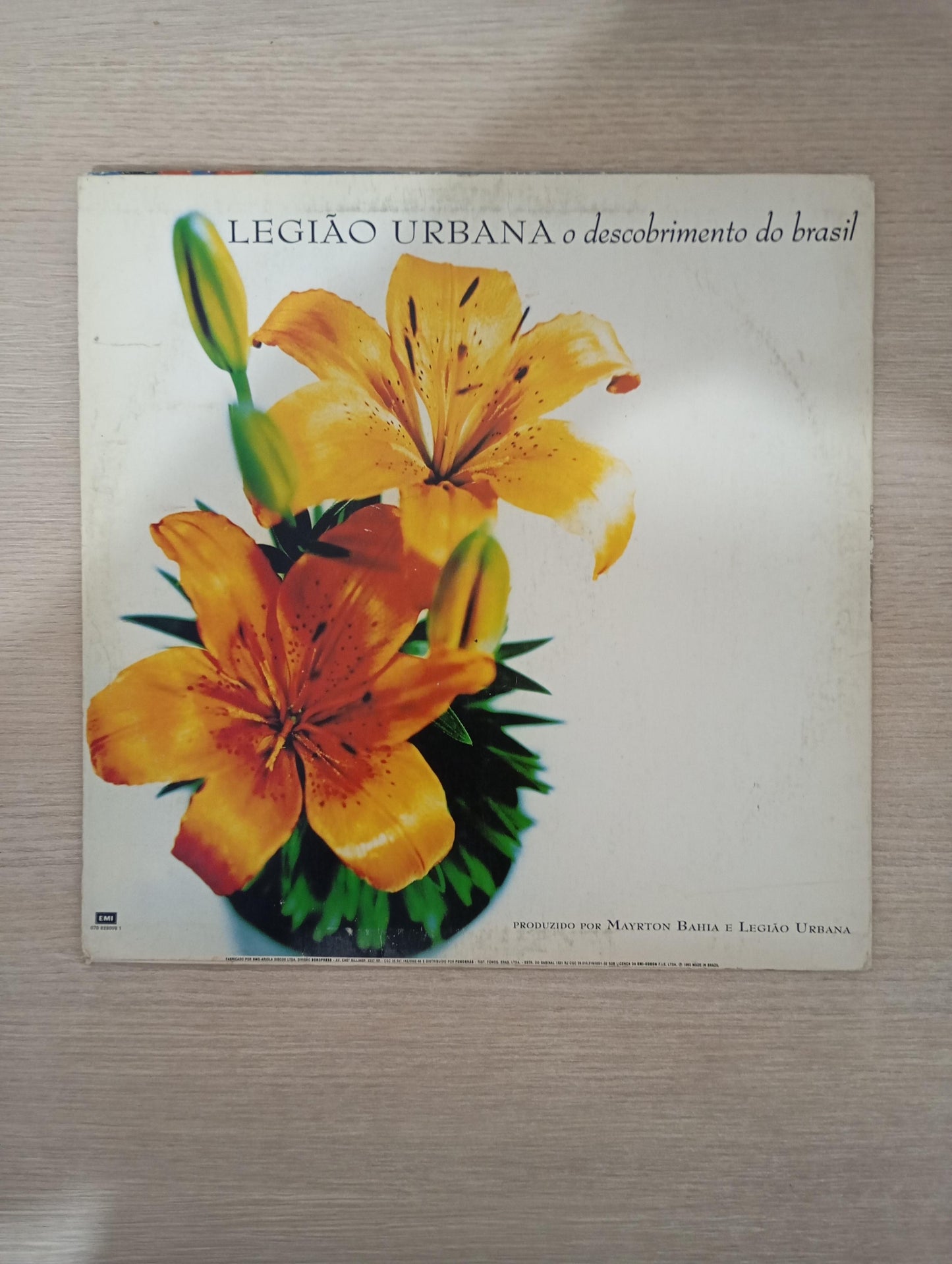 Lp Vinil Legião Urbana O Descobrimento Do Brasil Com Encarte