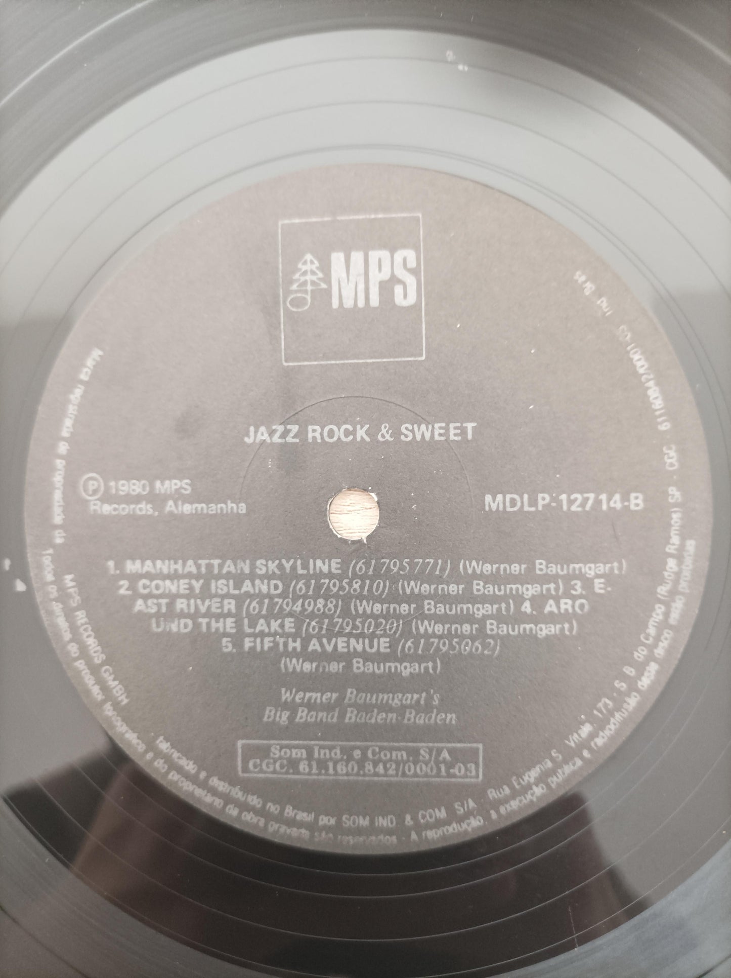 Lp Vinil Big Band Baden-Baden Jazz Rock & Sweet