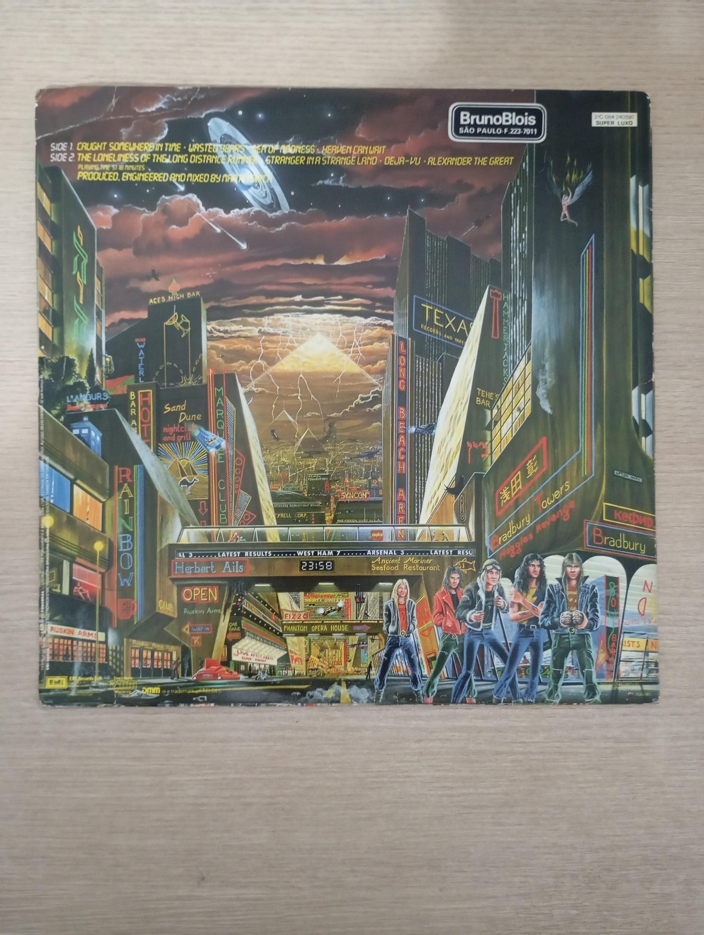 Lp Vinil Iron Maiden Somewhere In Time Com Encarte