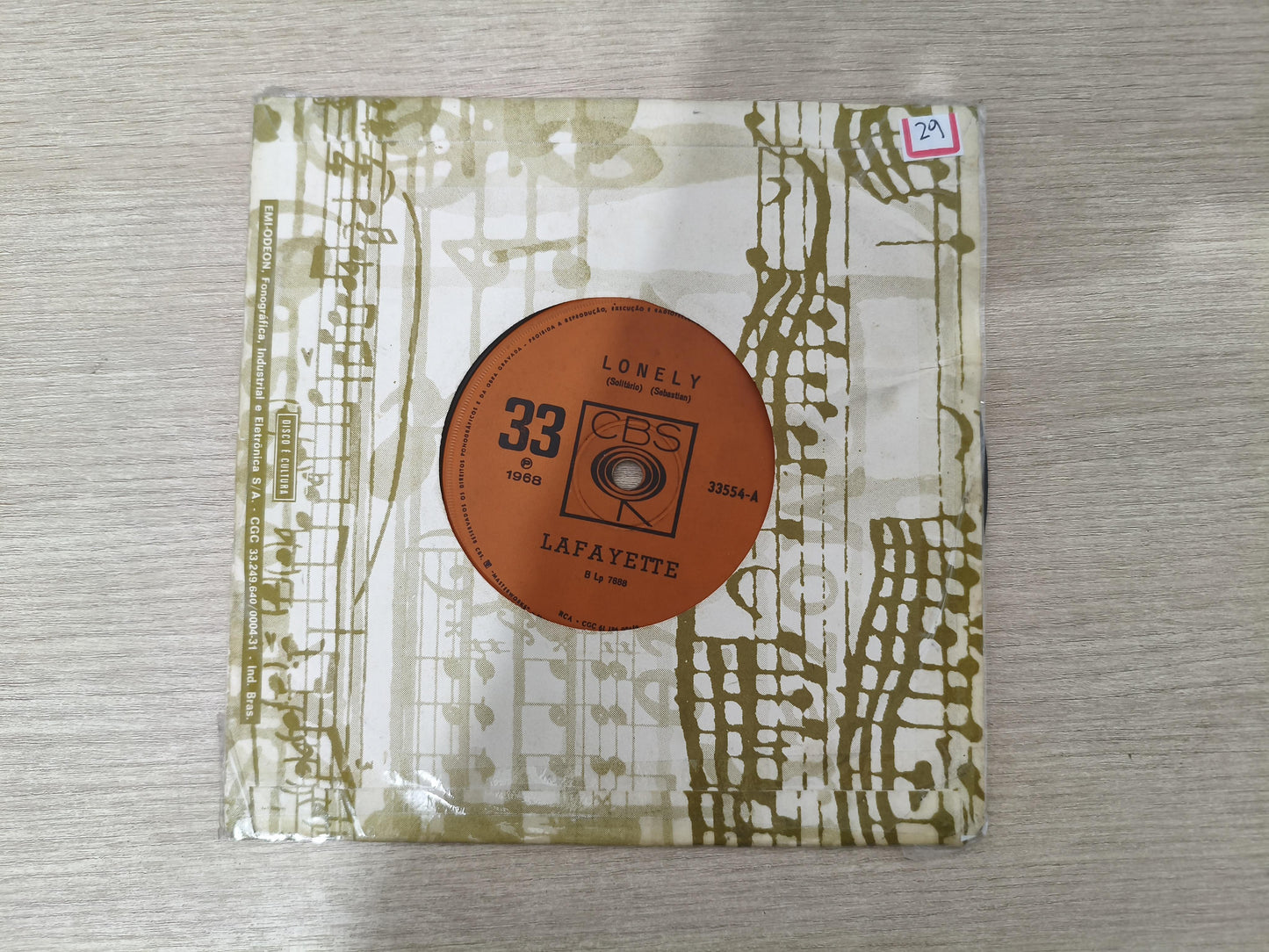 Compacto Vinil Lafayette Lonely