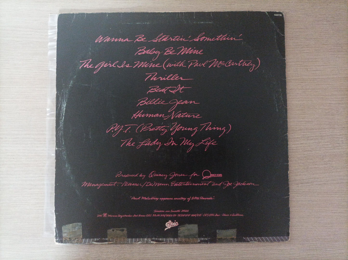 Disco Vinil Thriller Michael Jackson A