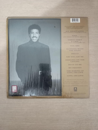 LD LaserDisc Lionel Richie Back To Front Importado