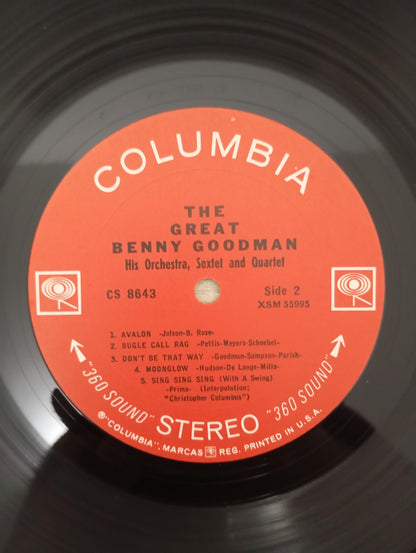 Lp Vinil Benny Goodman The Great Benny Goodman Importado