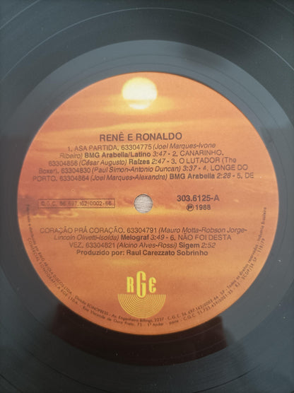 Lp Vinil Renê & Ronaldo 1988