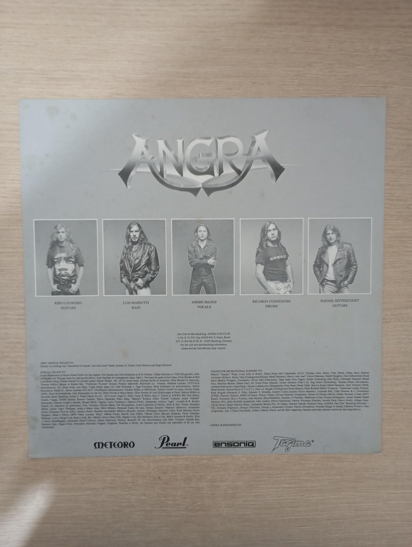 Lp Vinil Angra Angels Cry Com Encarte