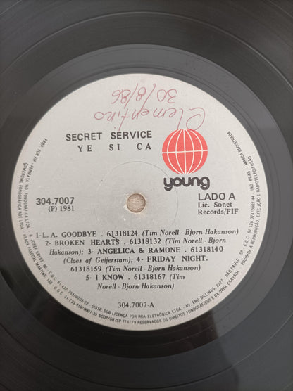 Lp Vinil Secret Service Ye Si Ca