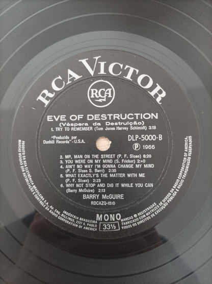 Lp Vinil Barry McGuire Eve Of Destruction