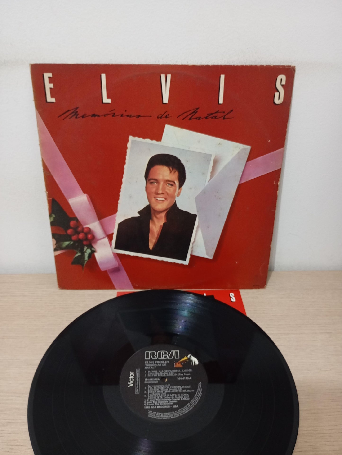 Lp Vinil Elvis Presley Memórias de Natal Com Encarte