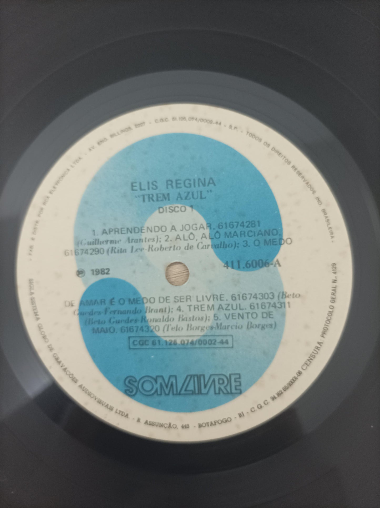 Lp Vinil Elis Regina Trem Azul Duplo Com Encarte