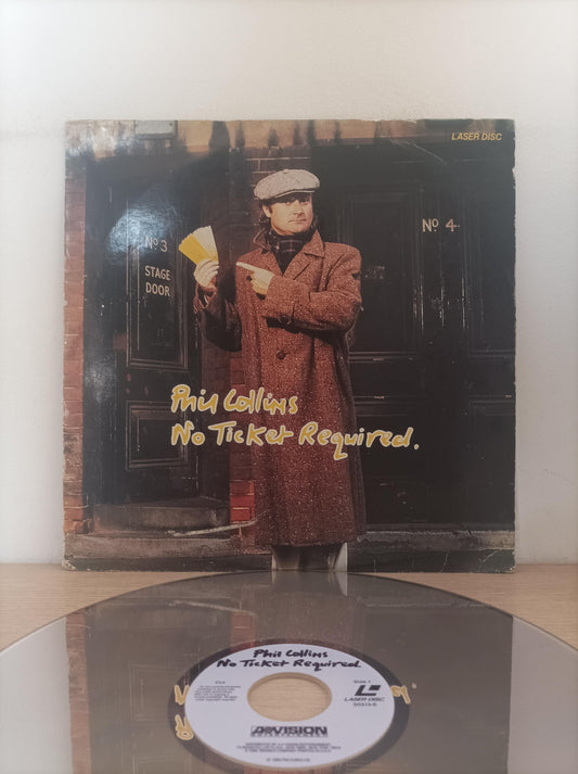 LD LaserDisc Phil Collins No Ticket Required Importado