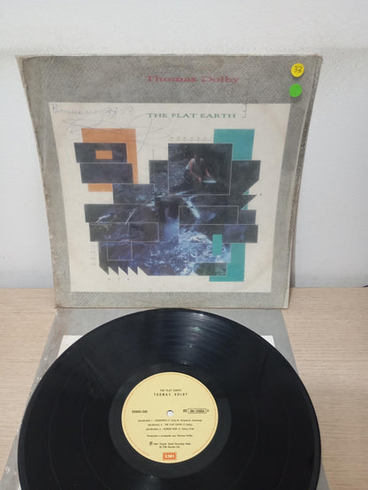 Disco Vinil The Flat Earth Thomas Dolby Com Encarte A