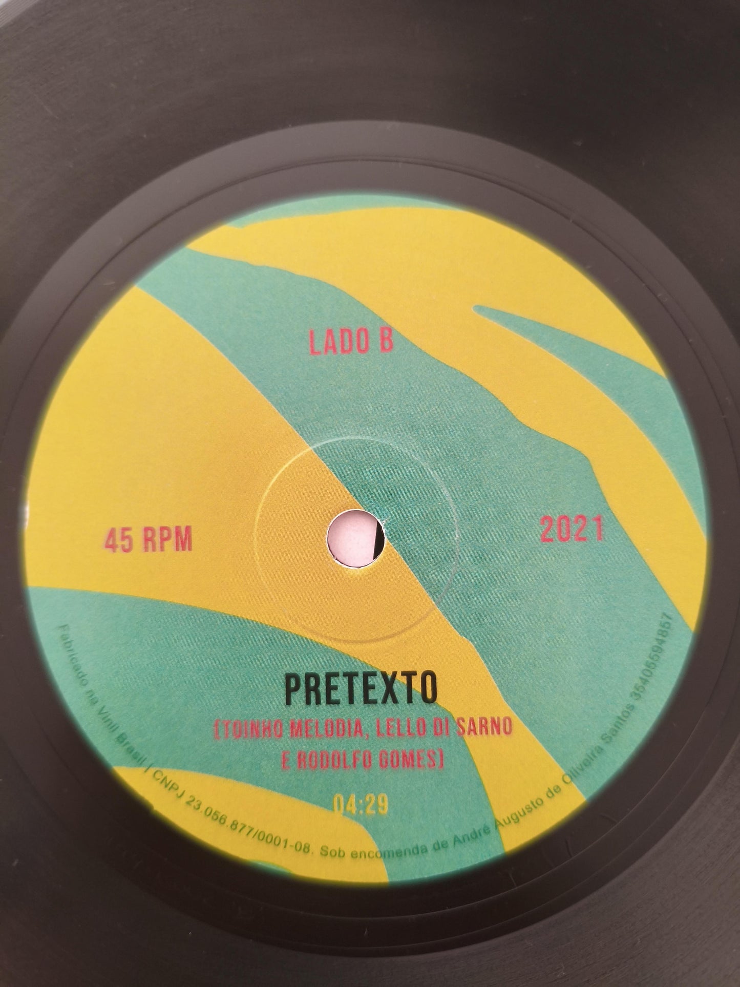 Compacto Vinil Toinho Melodia Toinho Dub Com Encarte