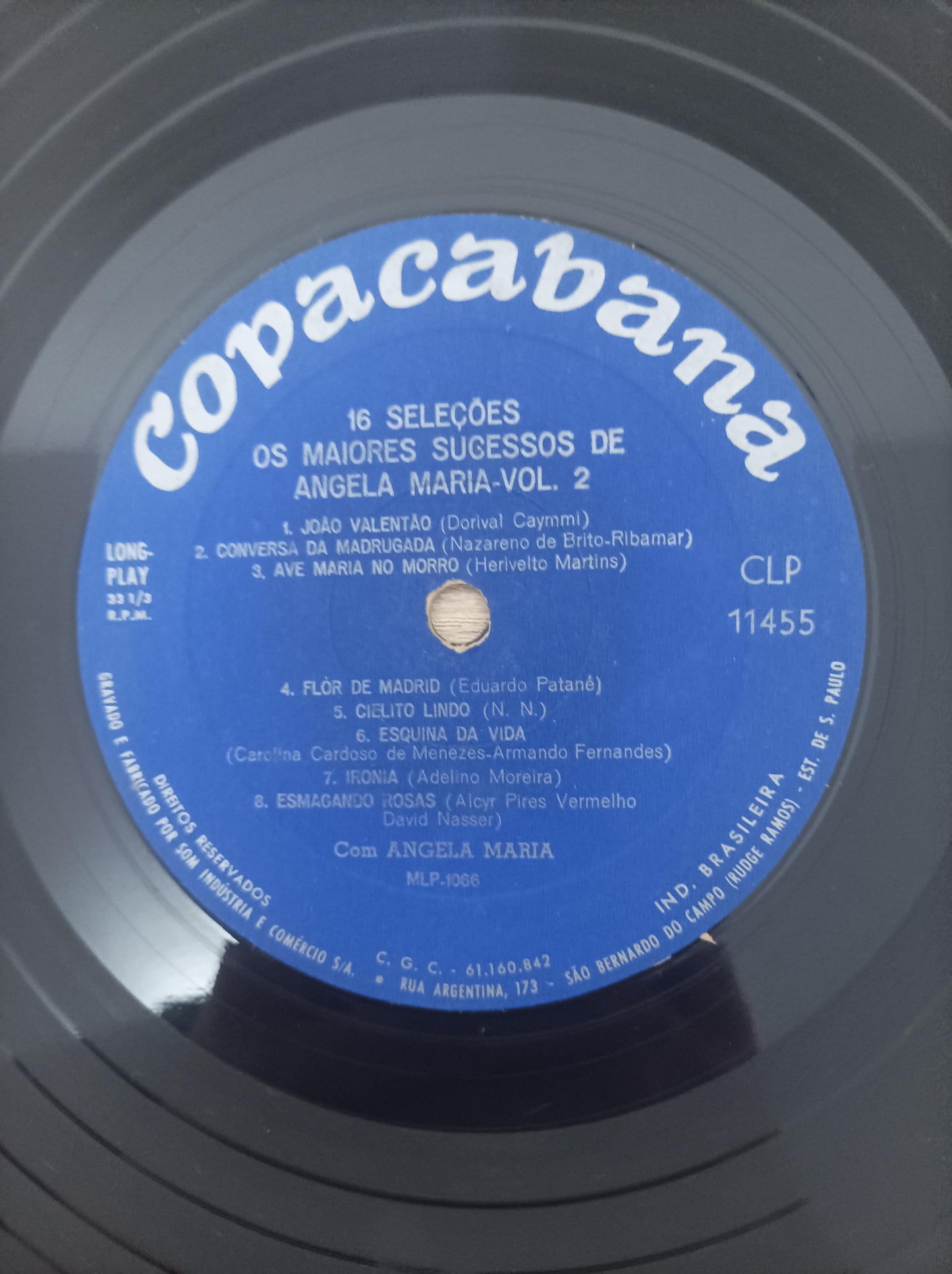 Lp Vinil Ângela Maria 16 Seleções Os Maiores Sucessos Vol. 2