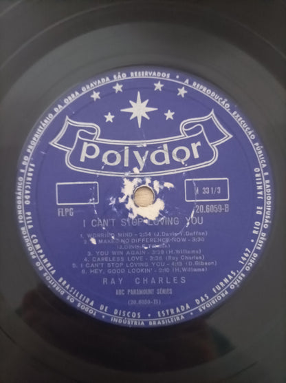 Lp Vinil Ray Charles I Can't Stop Loving You