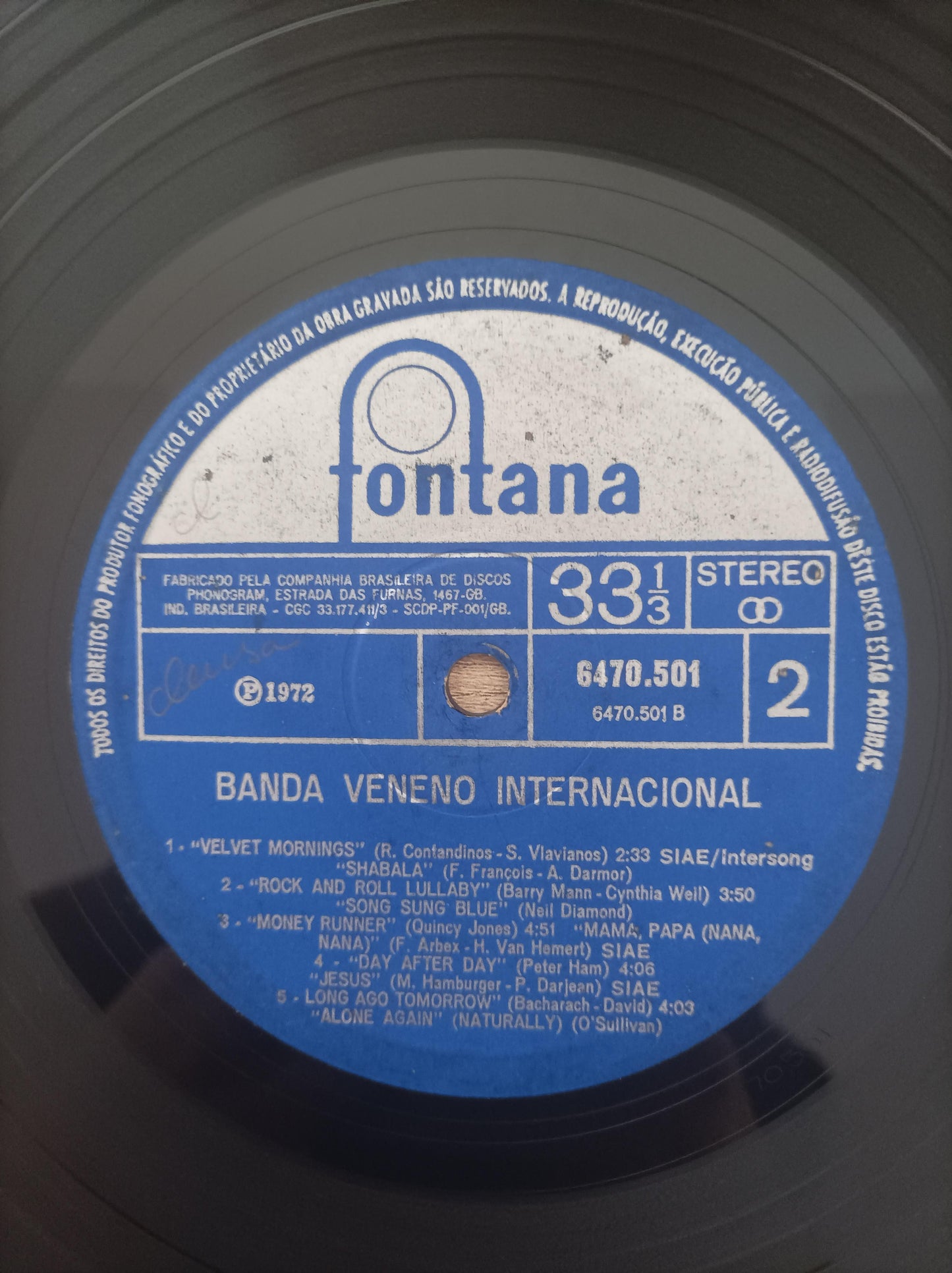 Lp Vinil Banda Veneno Internacional
