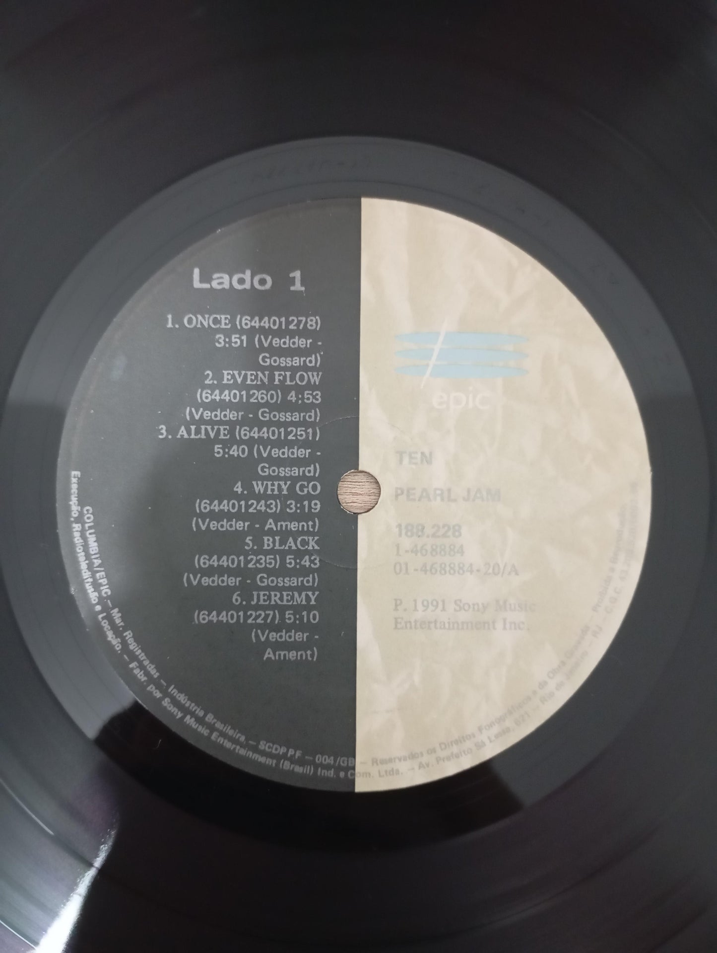 Lp Vinil Pearl Jam Ten