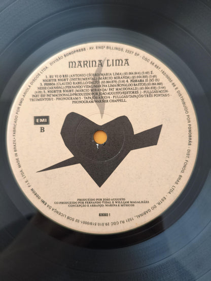 Lp Vinil Marina Lima O Chamado Com Encarte