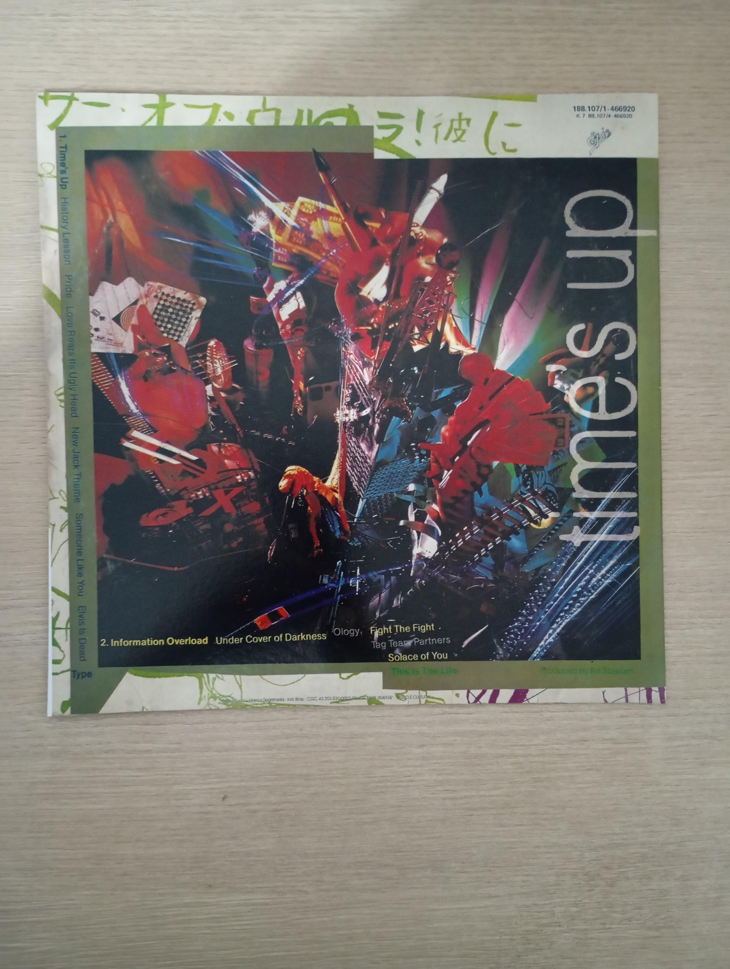 Lp Vinil Living Colour Time's Up